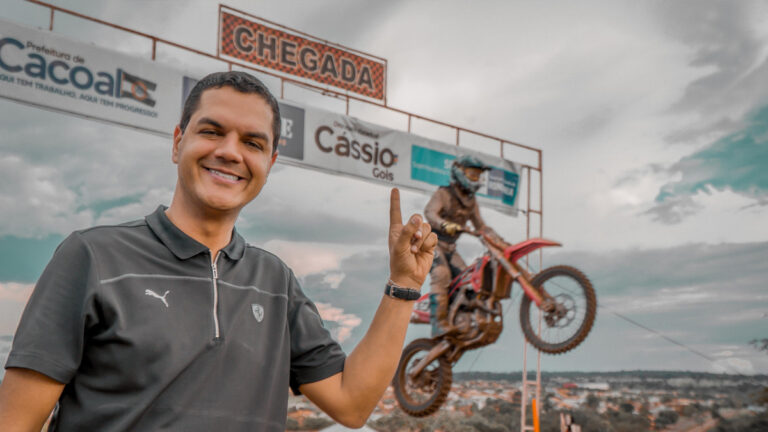 Abertura do Motocross em Cacoal é um sucesso com o apoio do deputado Cássio Gois: pilotos locais se destacam na competição - News Rondônia