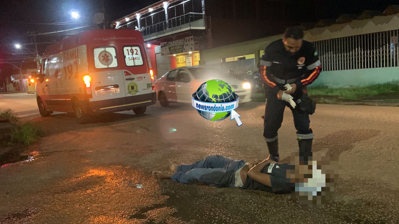 Motorista de Gol foge após perseguir e derrubar motociclista na zona sul