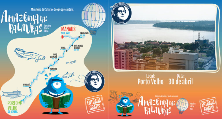 Porto Velho recebe o Amazônia das Palavras 3ª Edição
