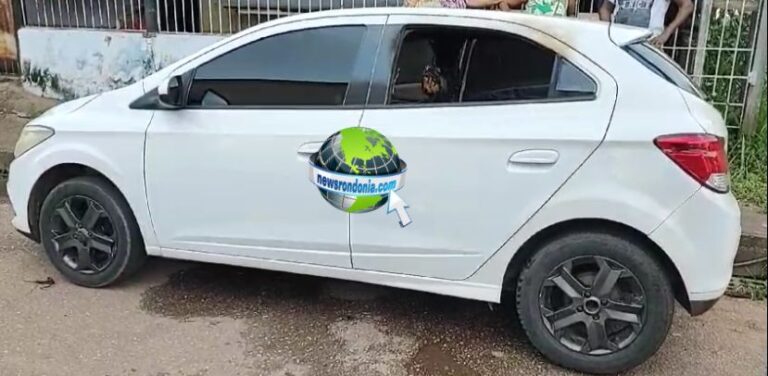 Bandidos jogam coquetel molotov e tentam incendiar veículo em Porto Velho