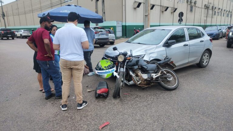 Agente funerário fica ferido em acidente na 7 de Setembro
