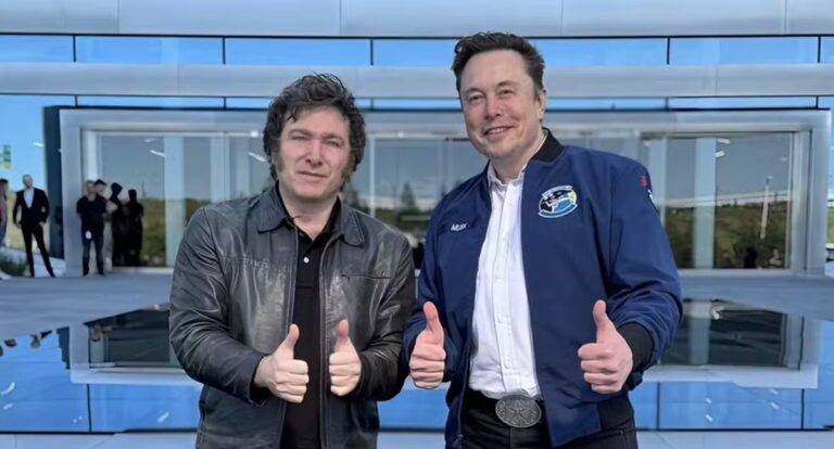 Presidente argentino Javier Milei encontra-se com Elon Musk nos EUA