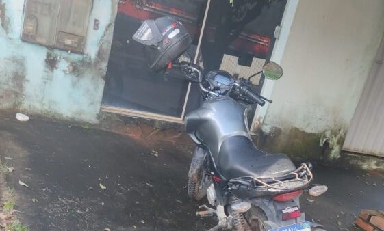Motocicleta furtada por menor em Vale do Anari é recuperada em Jaru