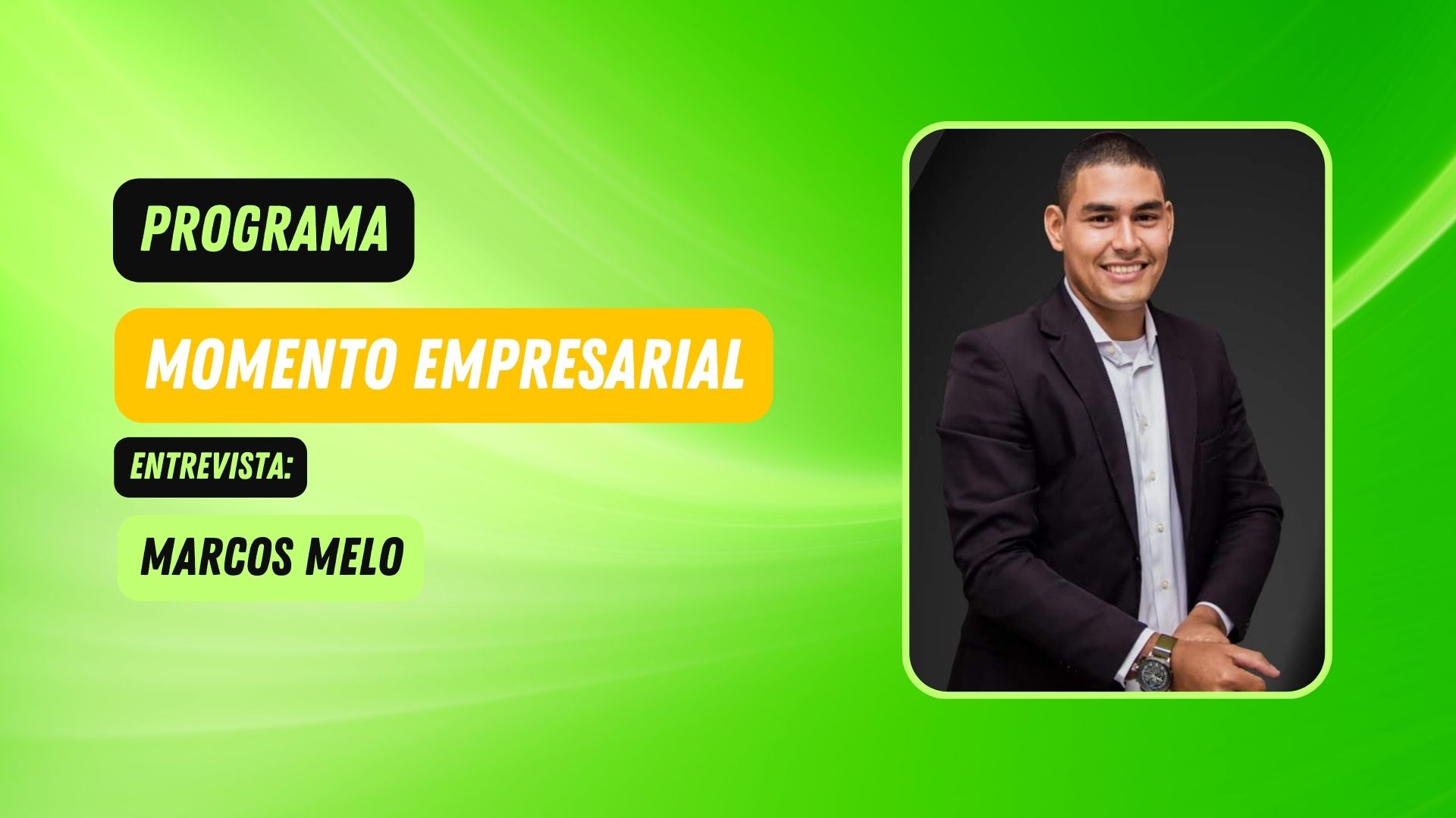 Programa Momento Empresarial entrevista: Marcos Melo - News Rondônia