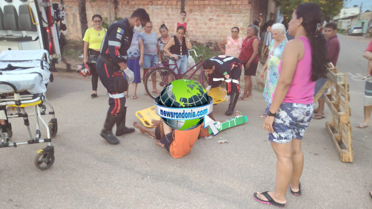 Dupla em moto foge após atropelar idosa na zona leste - News Rondônia