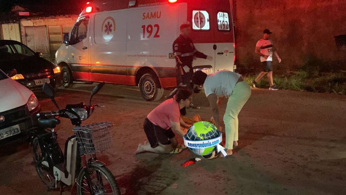 Ciclista bate em carro parado e sofre queda no Três Marias