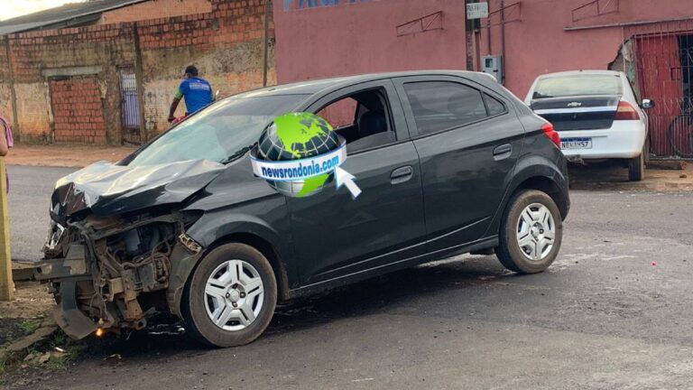 Acidente entre carros deixa três vítimas no bairro JK - News Rondônia