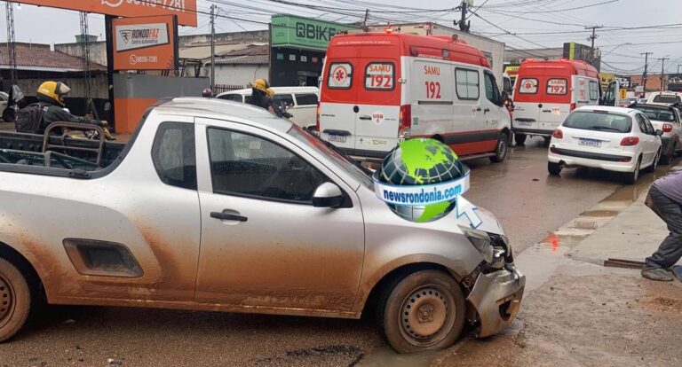 Motoboy sofre fratura em acidente na Jatuarana