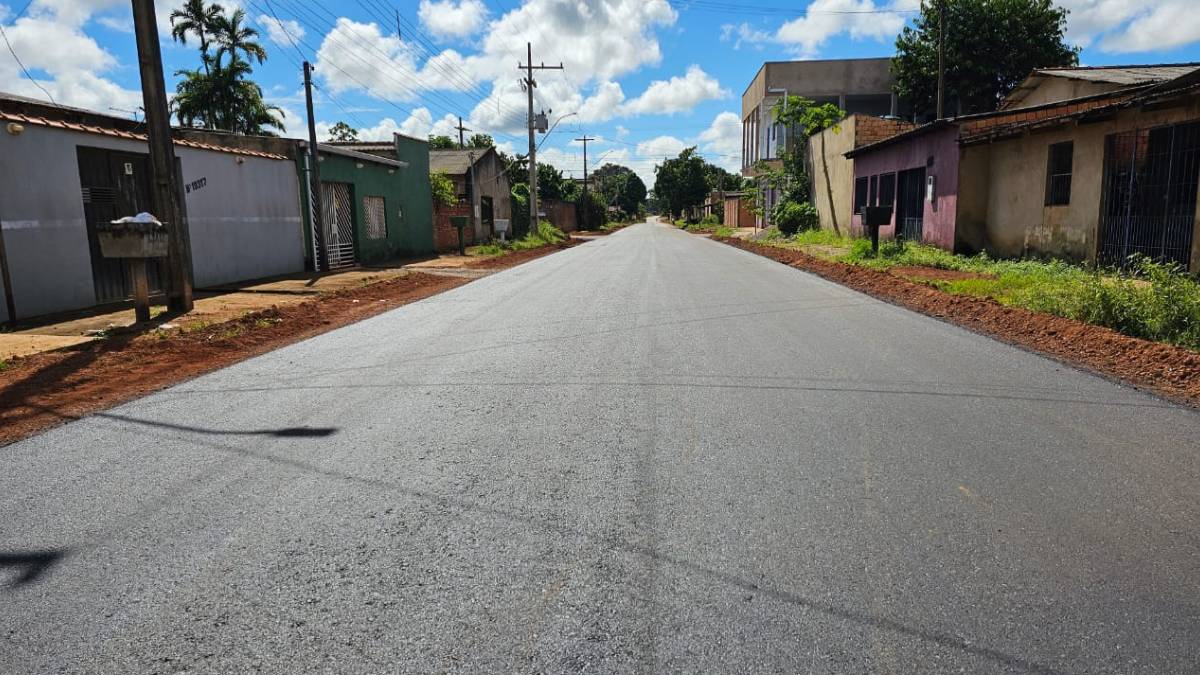 Ruas do bairro Mariana têm pavimentação concluída