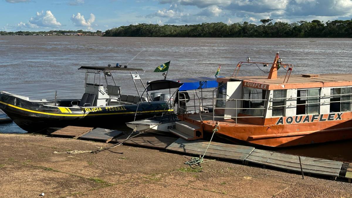 PF RO atua na liberação de embarcação brasileira apreendida na Bolívia - News Rondônia