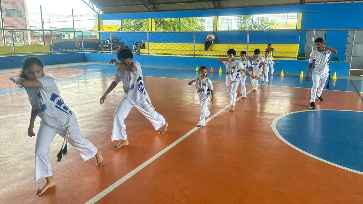 Capoeira transforma vidas de crianças e jovens do programa Talentos do Futuro
