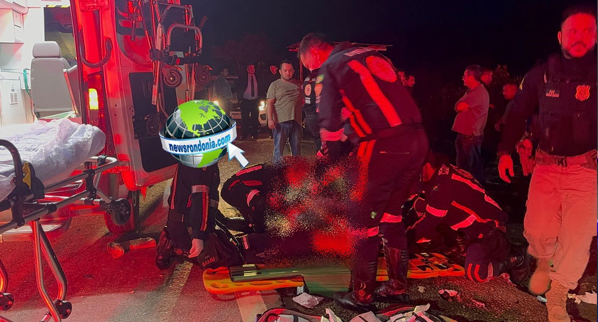 Acidente entre carro e moto deixa um morto e outro ferido na BR-364 - News Rondônia