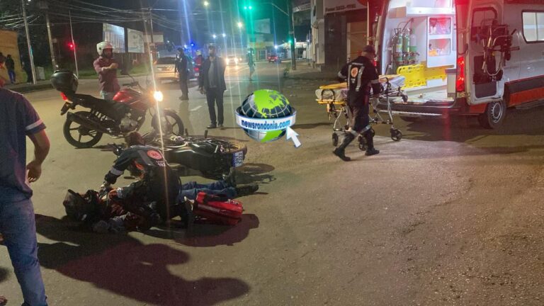 Acidente na Jatuarana deixa casal ferido em Porto Velho - News Rondônia