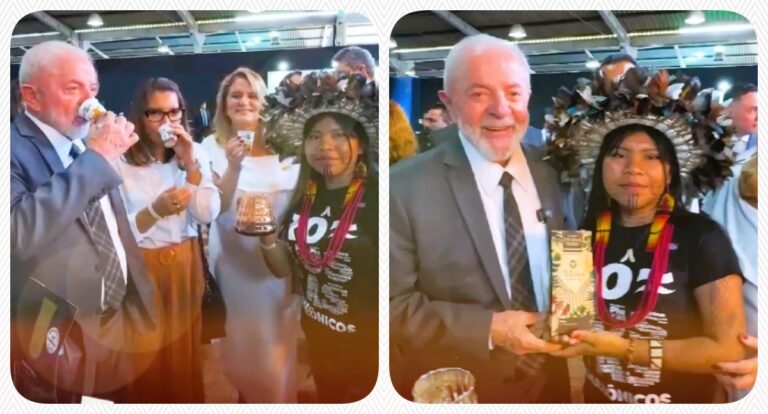 Em Brasília, Lula elogia o café cultivado por indígenas de Rondônia: 'é excelente' - News Rondônia