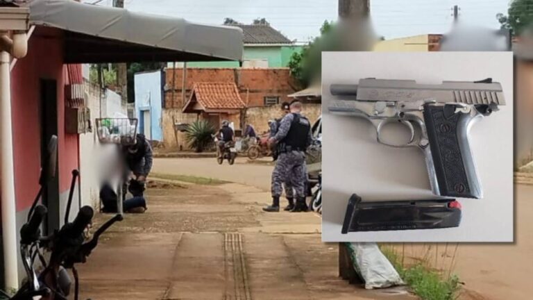 Suspeito de homicídios é preso portando pistola com numeração raspada em Vilhena