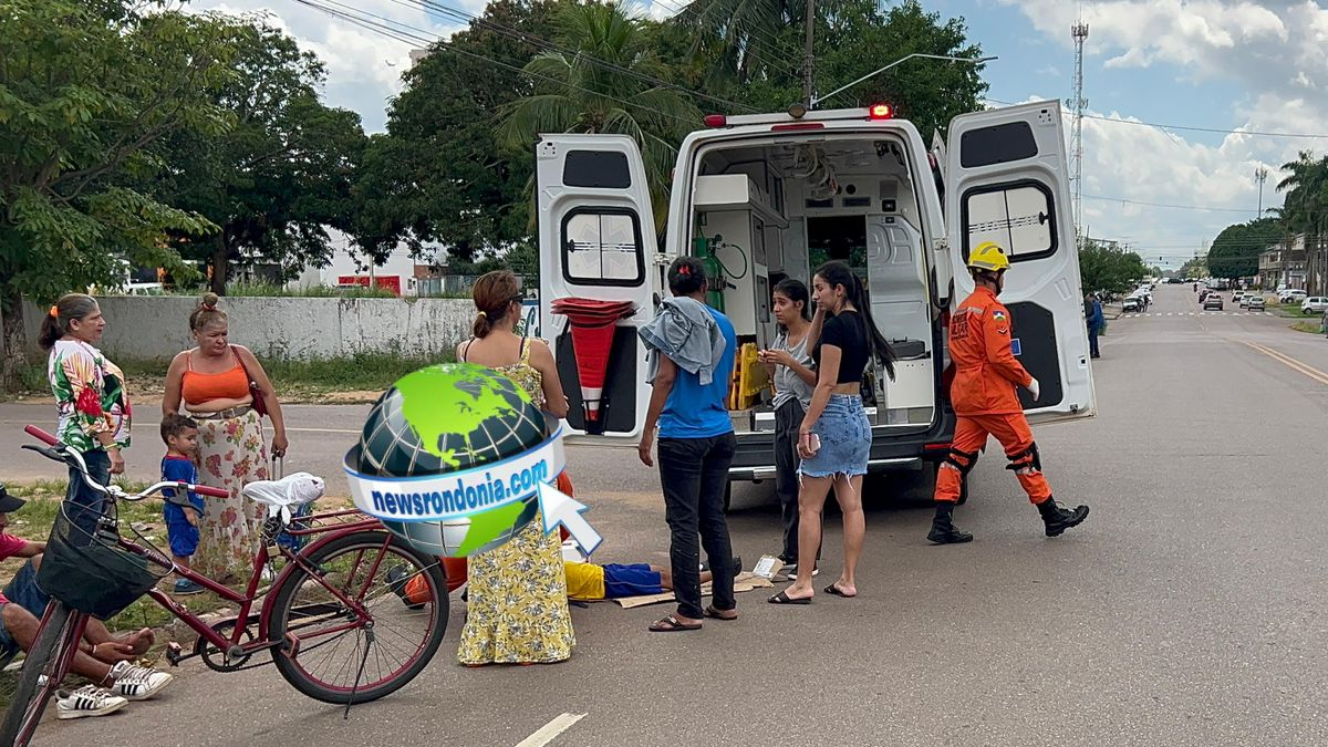 Carro bate de frente com bicicleta e deixa criança ferida no centro de Porto Velho - News Rondônia