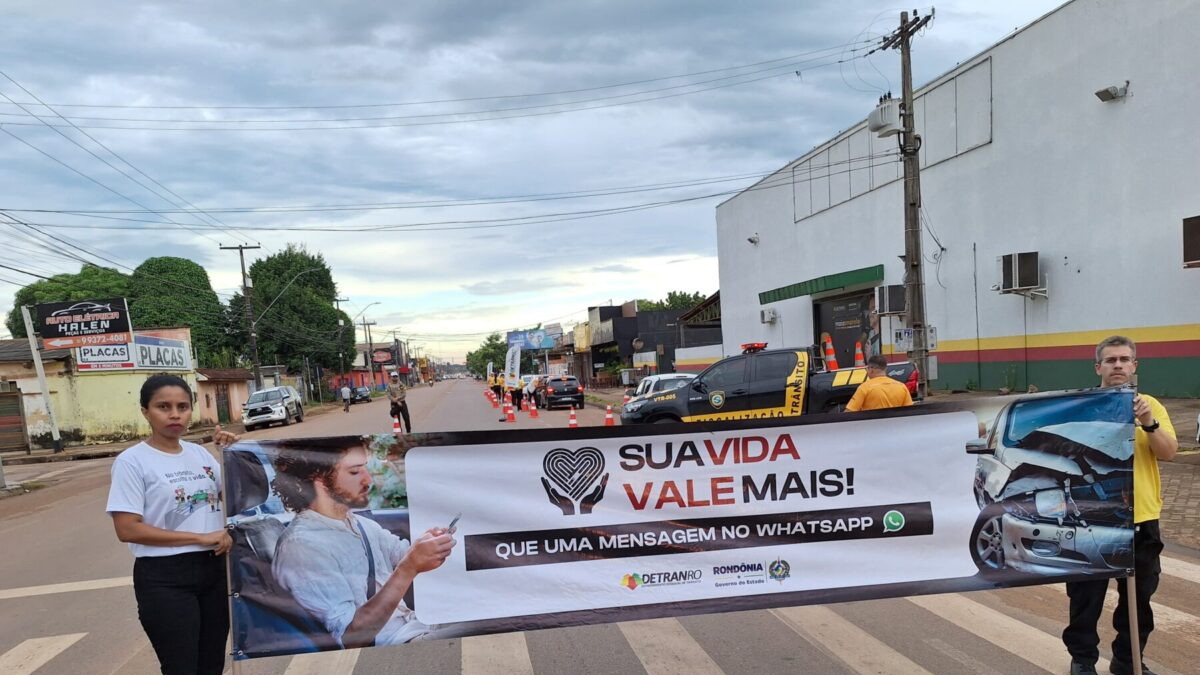 Programação do Maio Amarelo segue com ações educativas de conscientização até dia 31 - News Rondônia