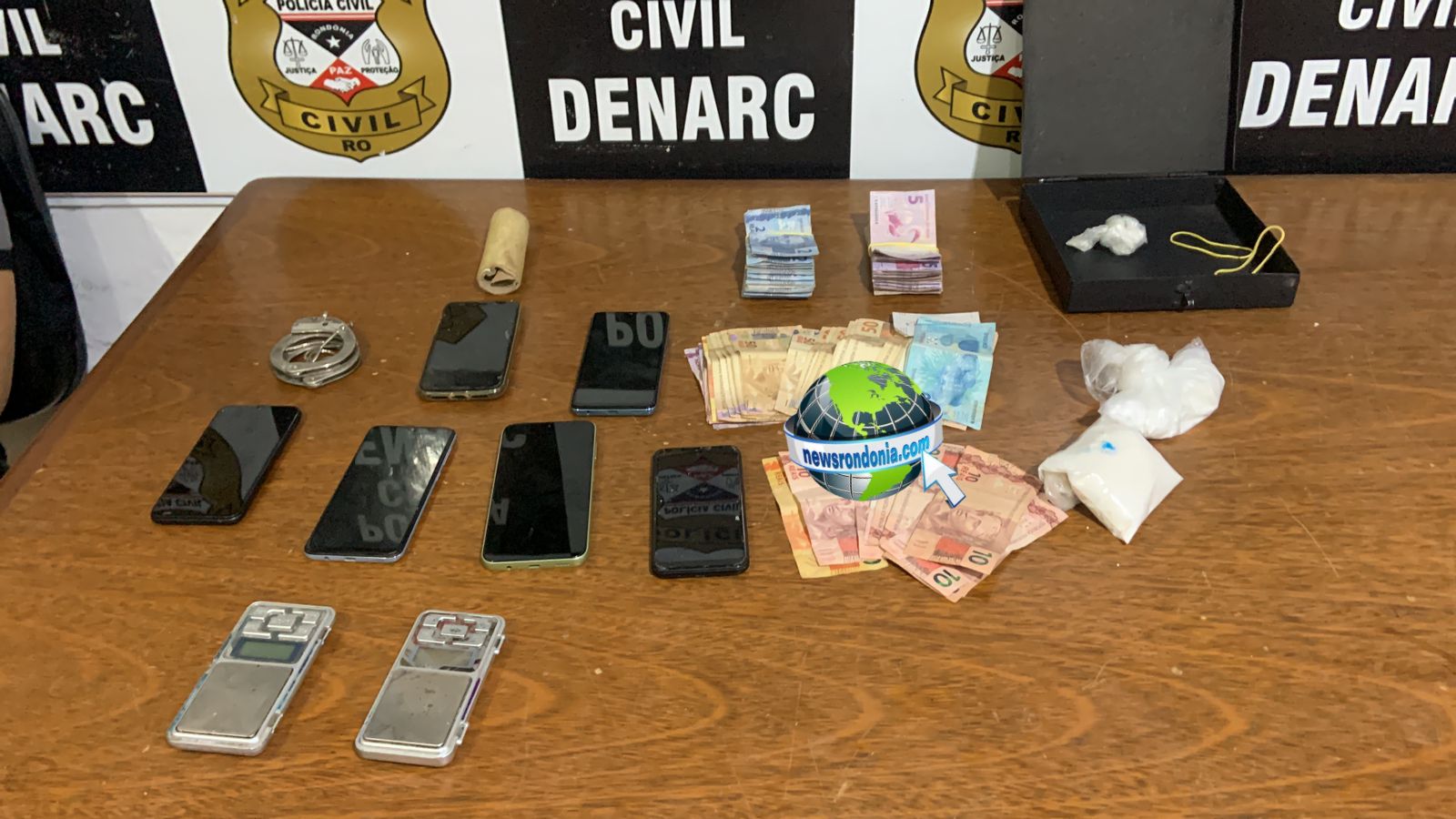 Denarc prende assaltante de banco com drogas em boca de fumo em Porto Velho
