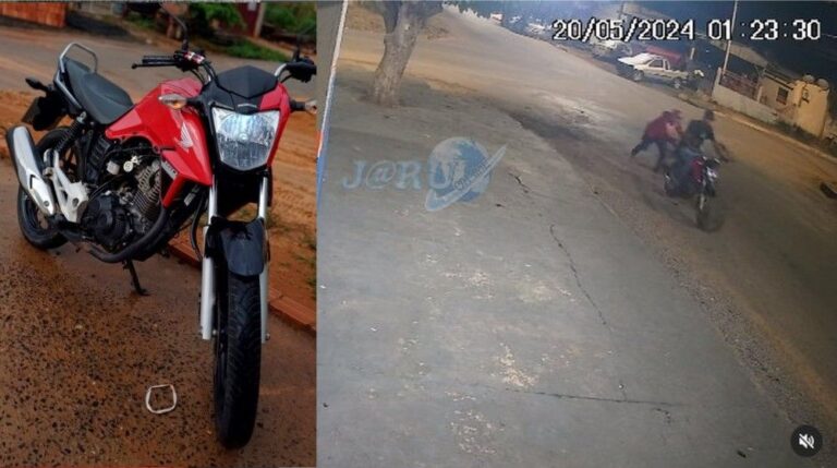Polícia Prende acusados de furto de motocicleta