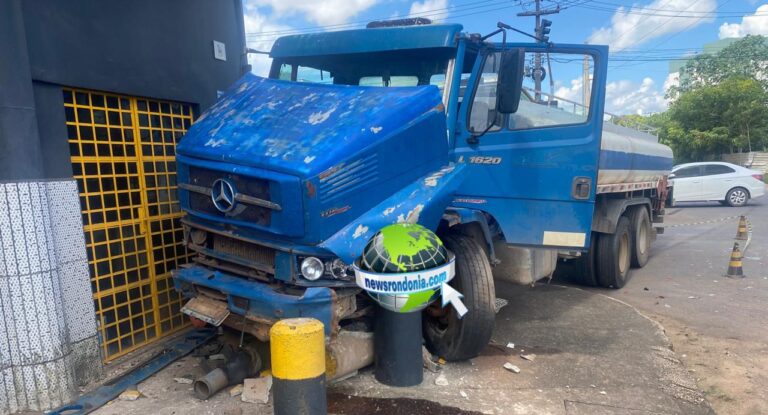Viatura do exército é atingida por caminhão tanque em Porto Velho