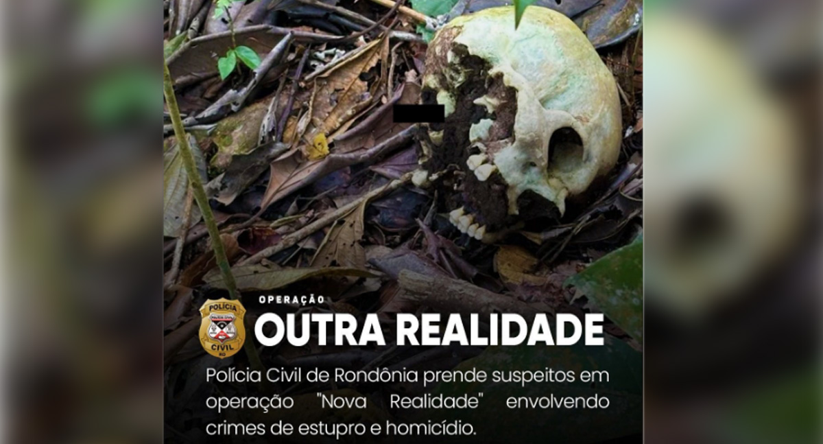 Polícia Civil de Rondônia prende suspeitos em operação "Nova Realidade" envolvendo crimes de estupro e homicídio