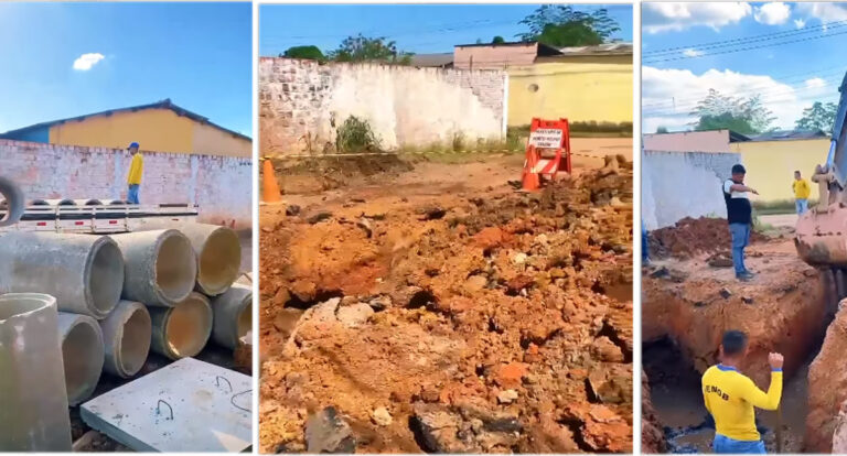 Vereador Edimilson Dourado atende pedido de providências no Bairro Castanheira