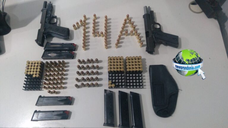 PM apreende armas e munições na casa de ex-presidiário baleado na zona leste