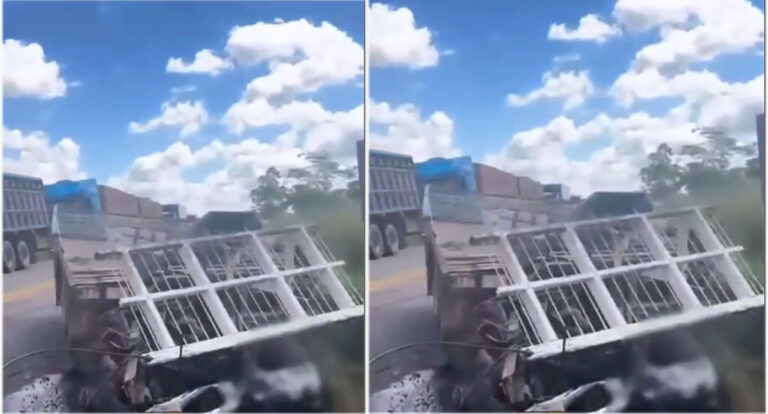 Acidente envolvendo caminhão e carreta na BR 364 deixa dois mortos