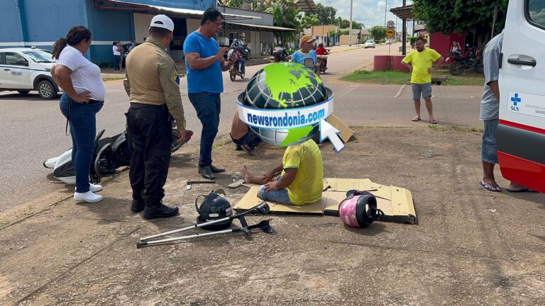 Carreta avança preferencial e causa acidente com duas vítimas em Porto Velho