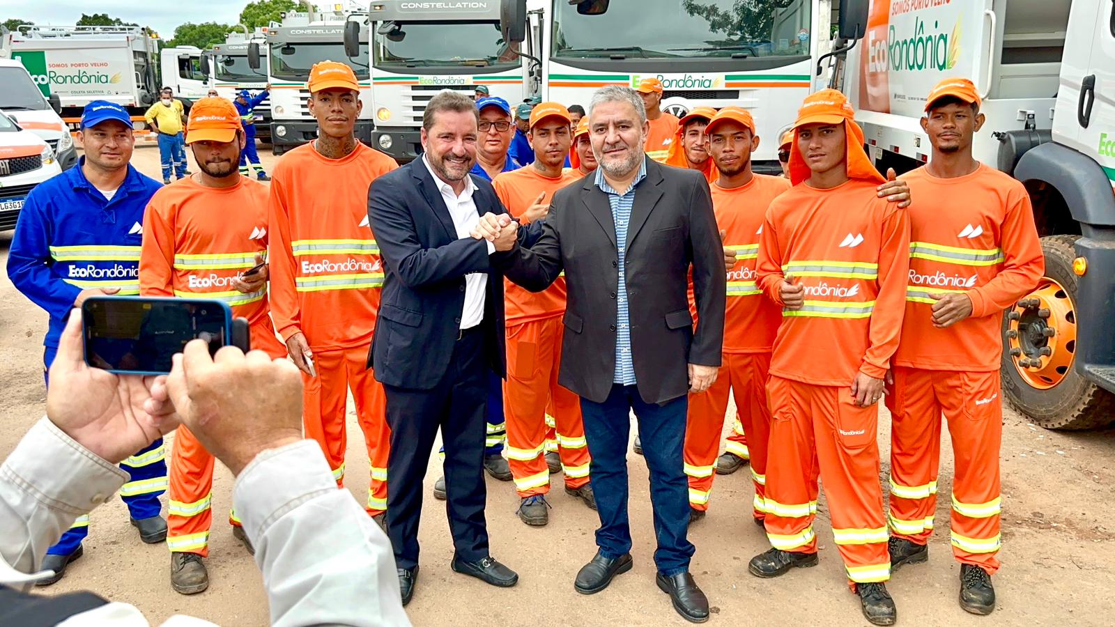 Vereador Everaldo Fogaça destaca assinatura do contrato histórico para coleta de lixo com a Eco Rondônia - Marquise