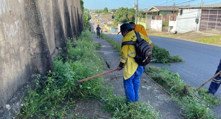 Mutirão de limpeza em Porto Velho atende bairros inteiros, pontos turísticos e espaços públicos