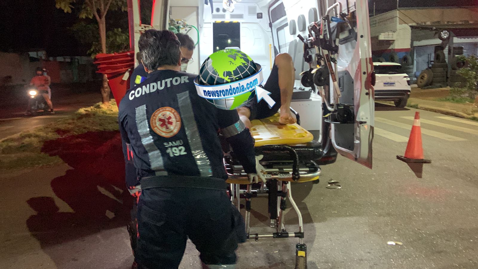 URGENTE: Motociclista fica em estado grave após colisão com Onix na Avenida Rio Madeira - News Rondônia