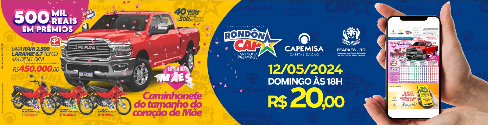 RondônCap de domingo, dia 05, sorteou um Jeep Renegade e mais 30 mil reais em prêmios - News Rondônia
