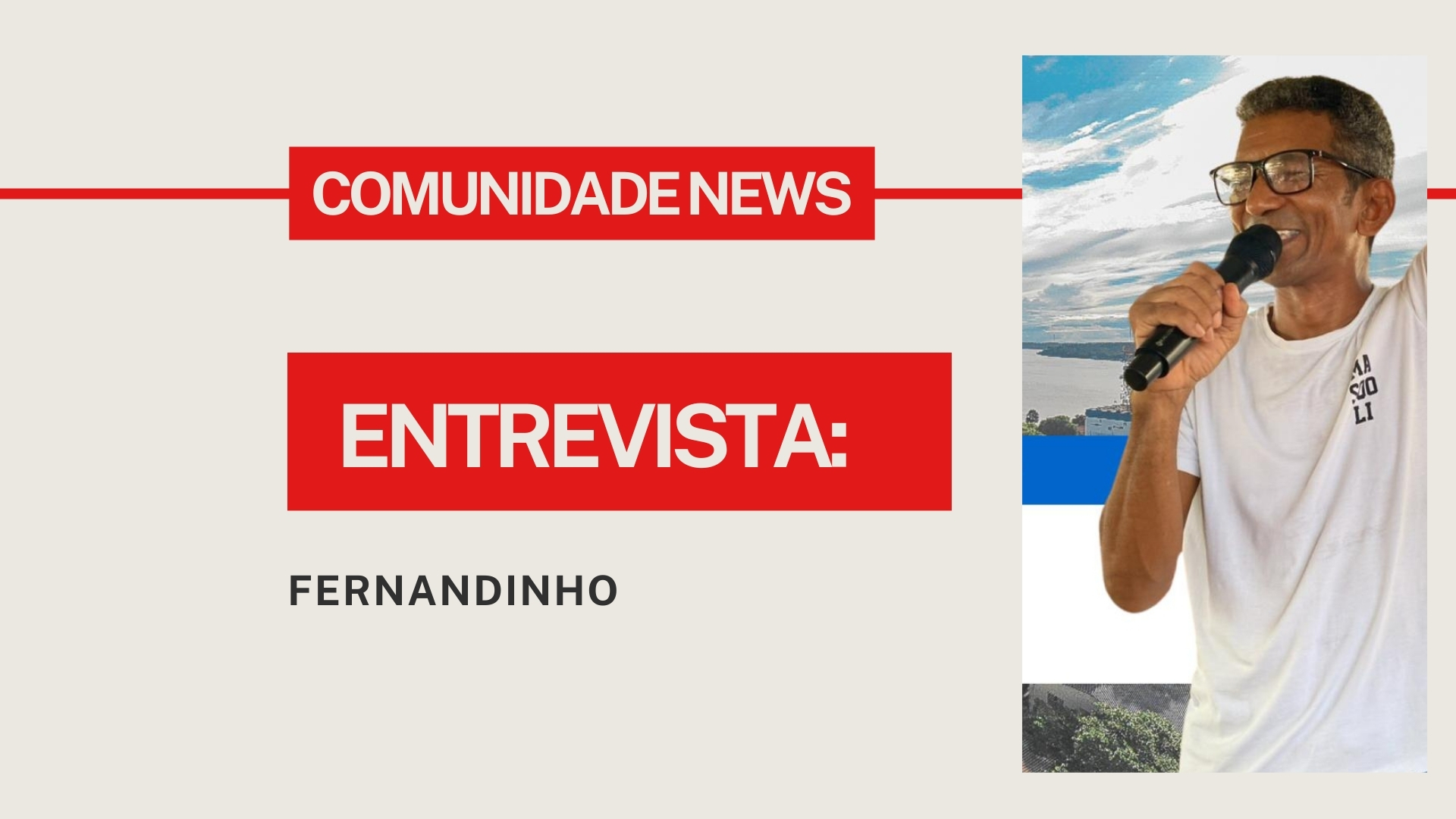 Eleições 2024: Comunidade News entrevista o pré-candidato a vereador Fernandinho - News Rondônia