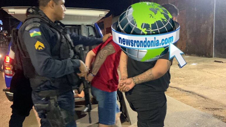 ALTA VELOCIDADE: Foragido da justiça e comparsa são presos com pistola após perseguição em Porto Velho