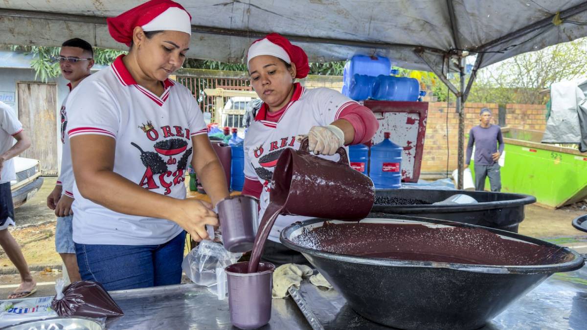 Venda de açaí garante sustento de feirante e de toda a família - News Rondônia Venda de açaí garante sustento de feirante e de toda a família