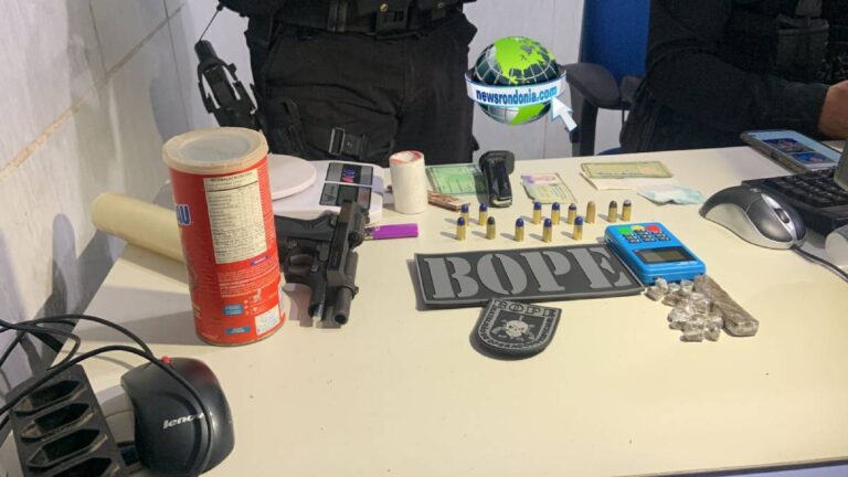 URGENTE: BOPE recebe denúncia e prende ex-presidiário com arma e droga na zona leste - News Rondônia
