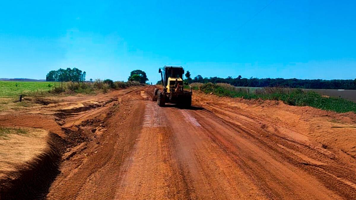Manutenção na Rodovia-487 é concluída no Cone Sul de Rondônia