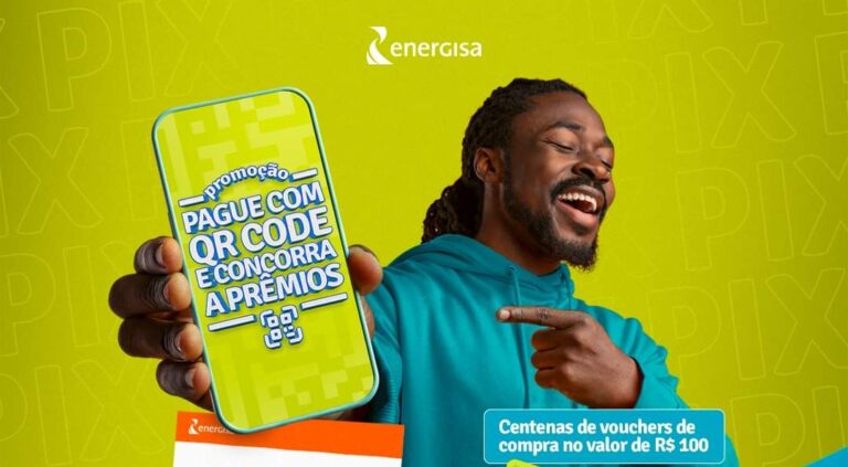 Clientes da Energisa podem concorrer a prêmios ao pagar suas contas de energia com QR Code