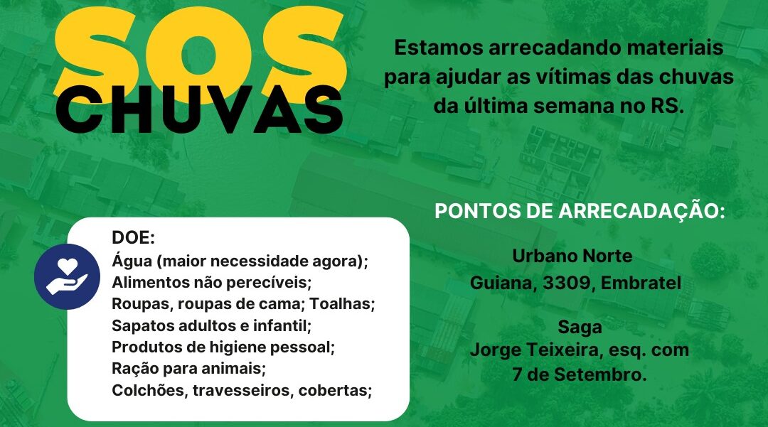 Solidariedade: Empresas de Porto Velho se unem para apoiar vítimas das enchentes no Rio Grande do Sul