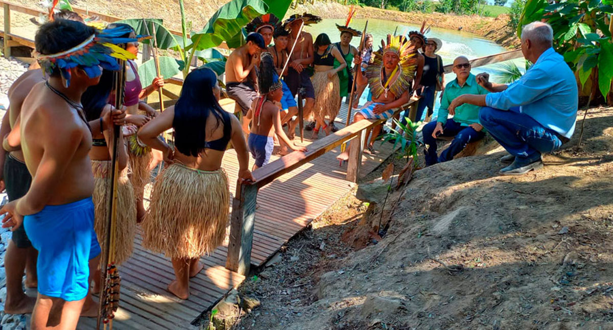 Etnias indígenas visitam vitrines tecnológicas durante 11ª Rondônia Rural Show Internacional - News Rondônia