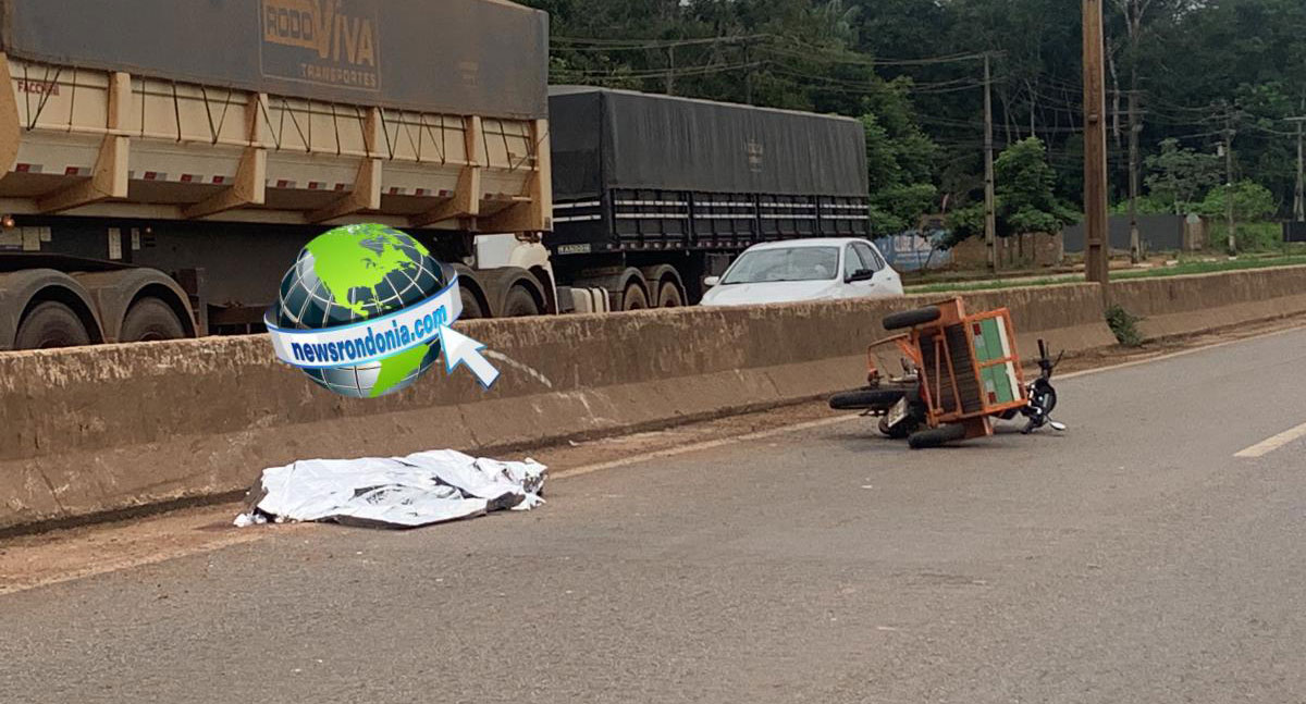 TRAGÉDIA: Motociclista morre e esposa é socorrida em grave acidente na BR-364 em Porto Velho - News Rondônia
