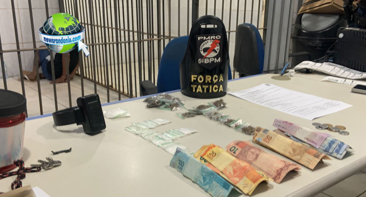 NO ORGULHO: Apenado com tornozeleira rompida é preso com drogas em condomínio - News Rondônia
