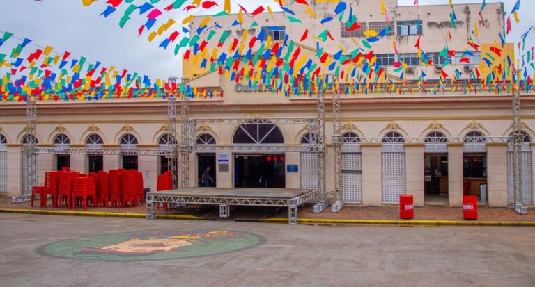 Mercado Cultural é ornamentado para o Arraial Municipal de Porto Velho