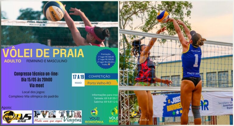Torneio adulto de duplas acontece neste final de semana na Vila Olímpica de Porto Velho  - News Rondônia