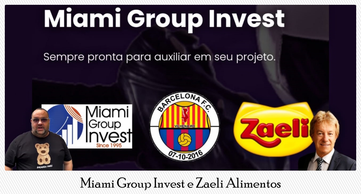 Miami Group Invest e Zaeli alimentos apoiam o futebol rondoniense - News Rondônia