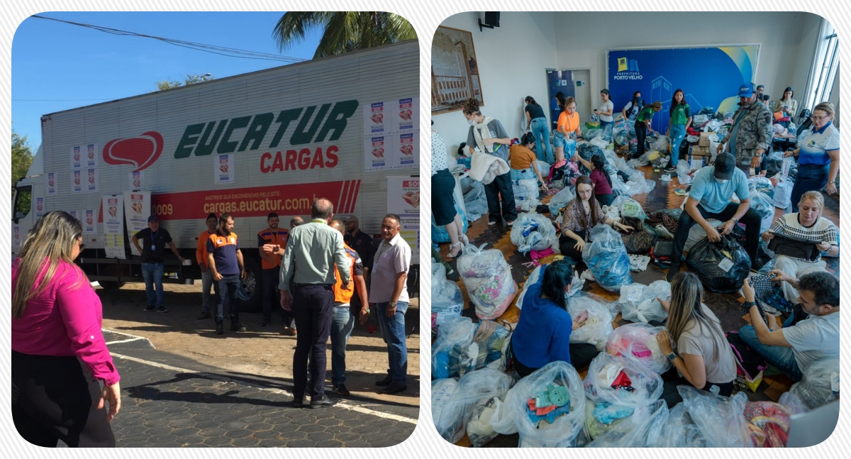 Caminhão carregado de doações parte de Porto Velho para o Rio Grande do Sul - News Rondônia