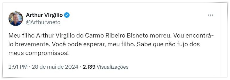 Morre em Manaus, Arthur Bisneto - News Rondônia