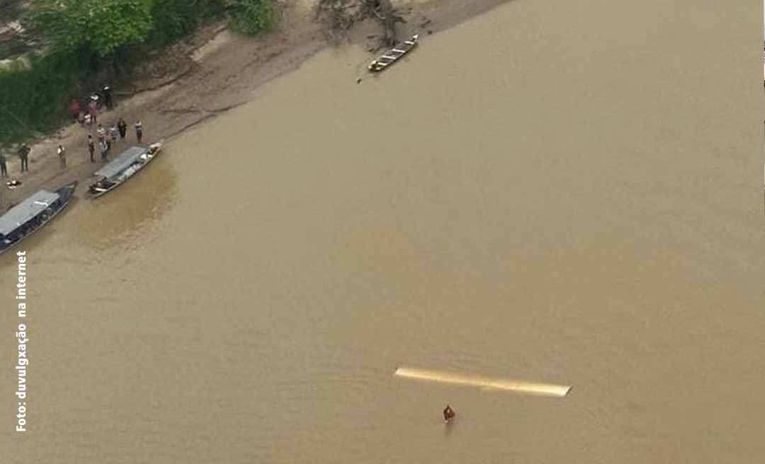 Avião de pequeno porte cai dentro de um rio no Acre, em Tarauacá: Ninguém morreu - News Rondônia