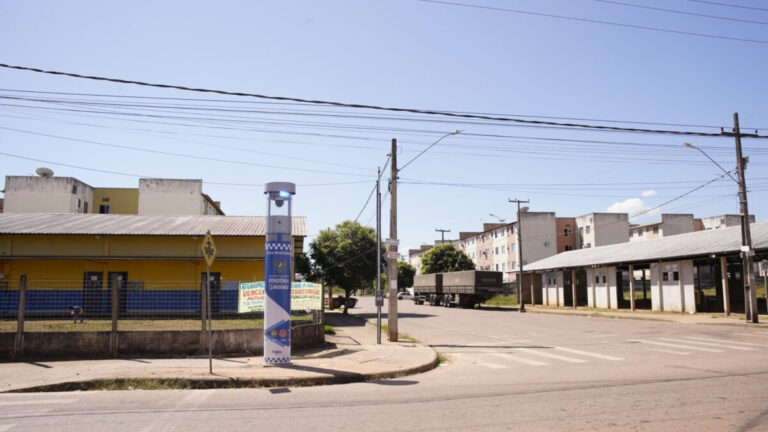 Residenciais populares de Porto Velho recebem reforço na segurança com instalação de totens - News Rondônia